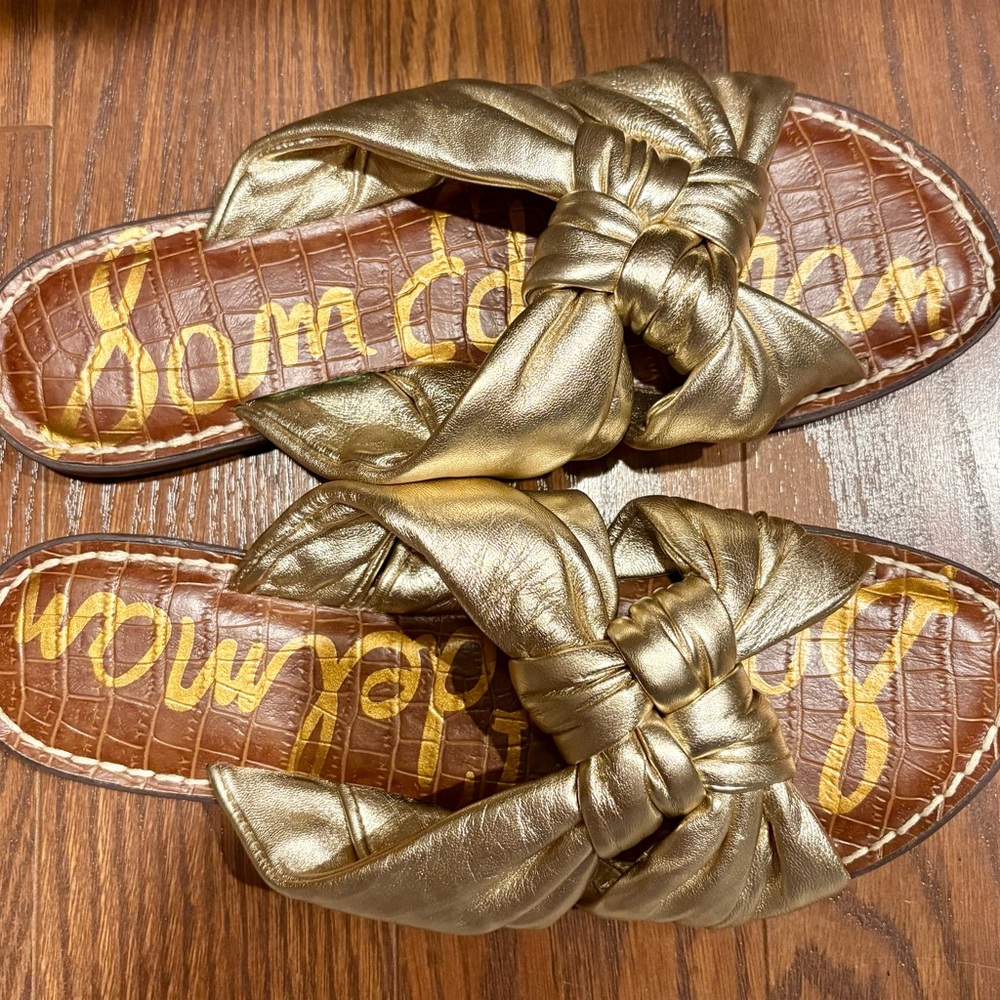 Sam Edelman Garson - Metallic Gold - 9.5 - Like New